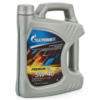 Gazpromneft Premium N  5w-40  4л. синт.мотор.масло SN/CF A3/B4 MB 229.5;VW 502 00/505 00;Renault RN 