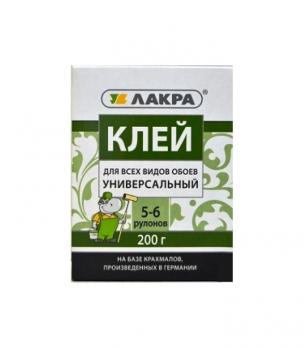 Клей Лакра для всех видов обоев универсальный 200г