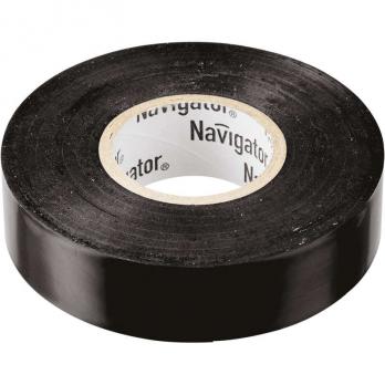 Изолента ПВХ 19мм (рул.20м) черн. NIT-A19-20/BL Navigator 4670004711101