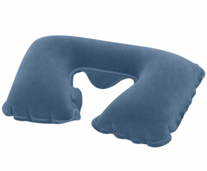 Подушка подголовник надувная Bestway Flocked Travel Pillow ( размер 46х28 см, вес 0,15 кг)