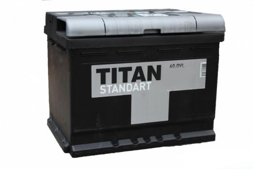 Аккумуляторная батарея Титан 60 А/ч о.п. 600A/EN (242х175х190) EFB