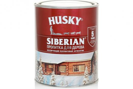 HUSKY SIBERIAN Антисептик полуматовый орегон (0,9л;6)