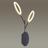 Настенный светильник  черный/золотис/мелалл LED 4000K 14W 220V GARDENA 3903/14WL-L-VISION OLD20 25