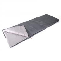 Спальный мешок-одеяло  "СЛЕДОПЫТ - Camp", 200х75 см., до 0С, 3х слойный, цв.темно-серый