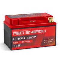 Аккумулятор Мото,Скутер 12В 7А ч.Red Energy Li-ion1207  (150х86х94) (залитный)